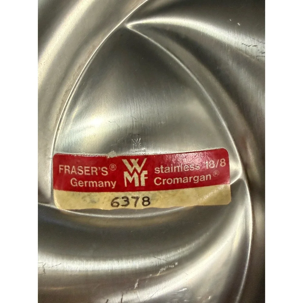 Vintage 1960's Fraser's Stainless Steel Platter Germany‎
